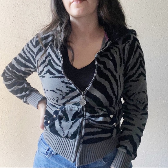 Fox zebra print hoodie - Picture 4 of 7